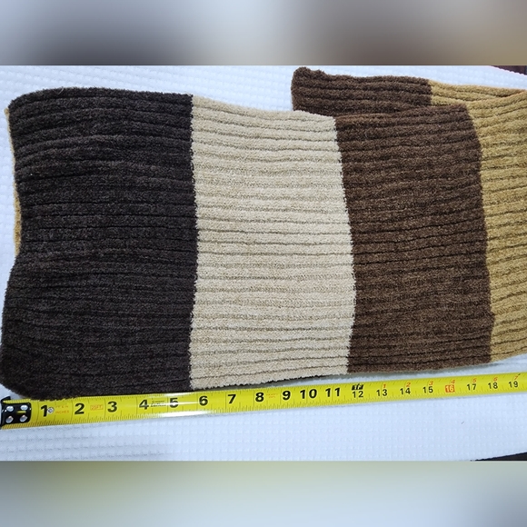 Reitmans Accessories - Super soft biggest to brown tones striped scarf